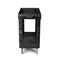 Toter Utility Cart - Lipped Top and Straight Handle 34.5x16.5x32.5 - Black UCL00-S - alternate 2